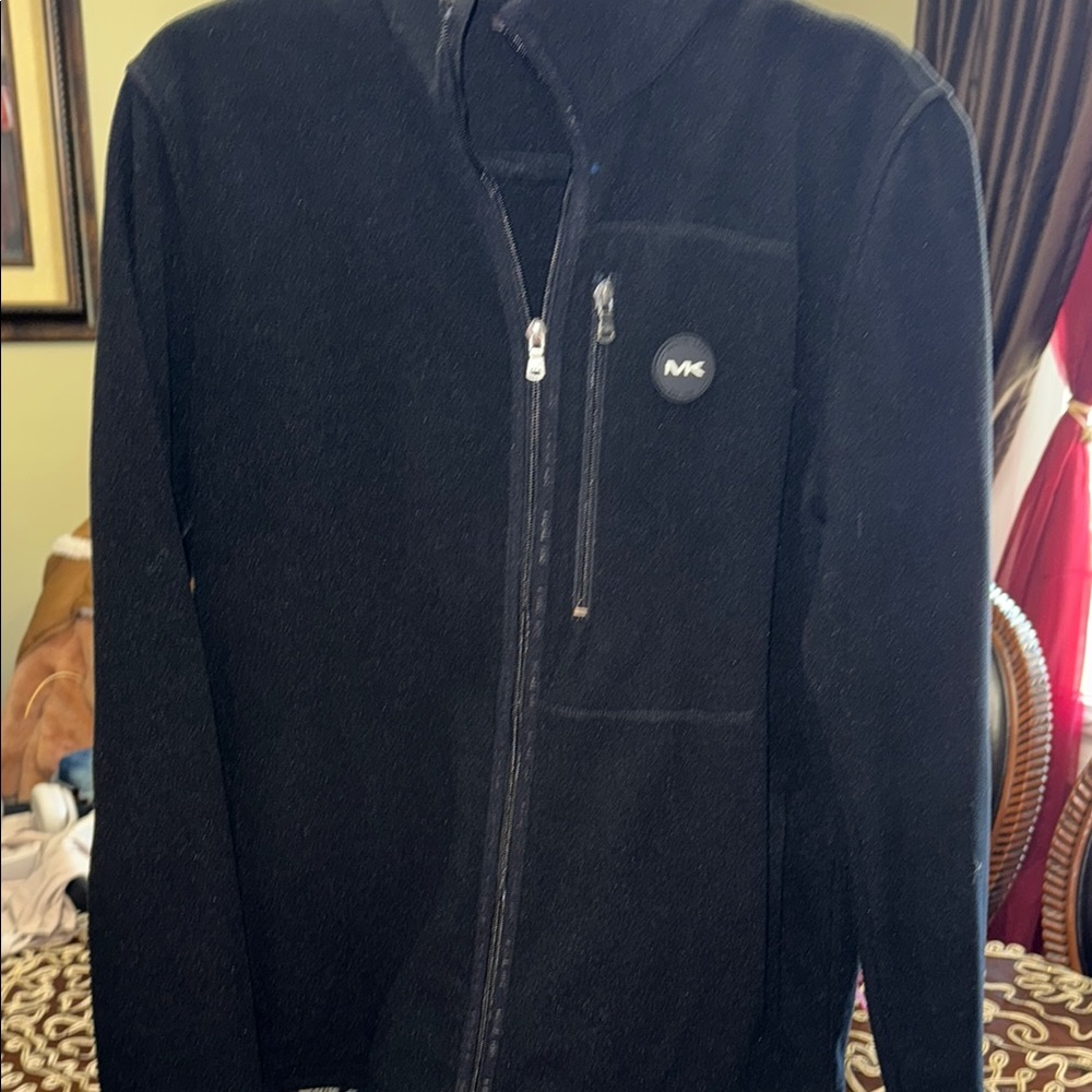 Michael Kors Women’s Black Zip-Up Sweater - Picture 2 of 3